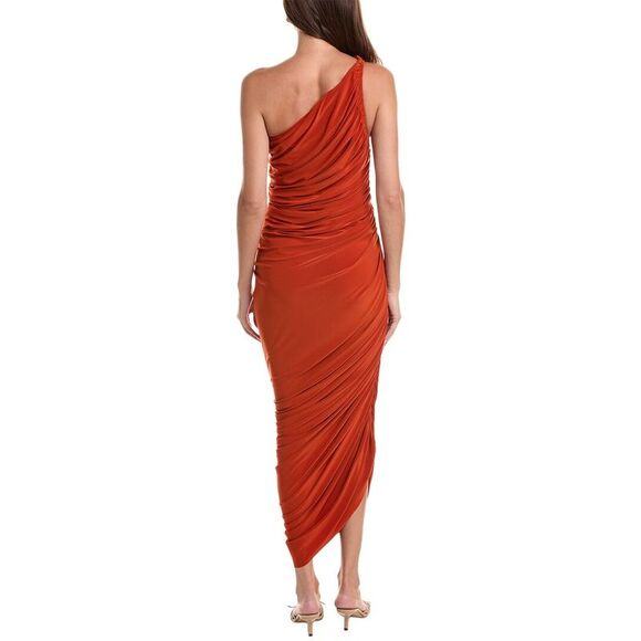 Norma Kamali Diana Gown in Cinnamon - Picture 2 of 4